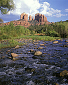 Scenic cathedral rock & red rock crossing, Sedona, Arizona, USA.