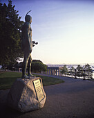 Massasoit indian statue, Plymouth, Massachusetts, USA.