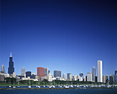 Lakeshore skyline, Downtown, Chicago, Illinois, USA.