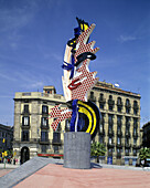 dona sculpture, Barcelona, Catalunya, Spain.