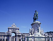 Plaza of commerce, Lisbon, Portugal.