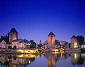 Covered bridge, petite france , Strasbourg, France.