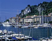 Old port, Nice, Cote d azur, Riviera, France.