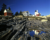 Pemaquid point lighthouse, Maine, USA.
