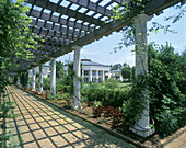 Pavillion, Daniel stowe garden, Belmont, Charlotte, North carolina, USA.