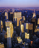 Mid-town skyline, Manhattan, New York, USA.