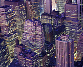 Mid-town office buildings, Manhattan, New York, USA.