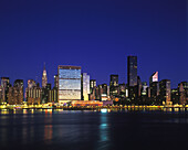 Mid-town skyline, Manhattan, New York, USA.