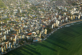 Aerial view of coastline. Recife. Pernambuco, Brazil