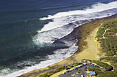 Famous Bells Beach, near Torquay, Victoria, Australia - aerial