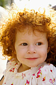 3 year old red headed girl