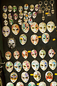 carnival mask jewelry on display, Venice, Italy
