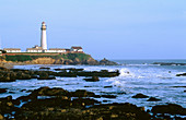 Pigeon Point Lighthouse in California Coast. USA