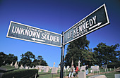 Directions to J.F. Kennedy Gravesite and Tomb of the Unknown Soldier. Arlington National Cemetery. VA. USA
