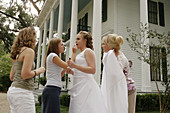 Alabama, Mobile, Bragg-Mitchell Mansion, Greek Italianate Antebellum 1855, bride before wedding