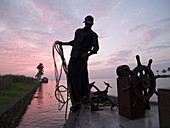 Shadows and silhouettes of people in Sri Lanka