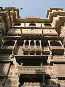 Detail of the Patwa Haveli in Jaisalmer. Rajasthan. India