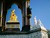 Albert Memorial. Kensington Gardens. London. England
