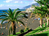 Playa de la Arena in Puerto de Santiago. Tenerife. Canary Islands. Spain
