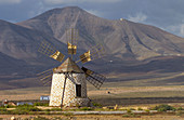 Windmill near Tefia. Fuerteventura, Canary Islands. Spain