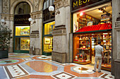 Italy. Lombardy. Milan. Galleria Vittorio Emanuele II