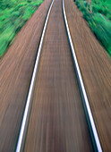 Blurred railway