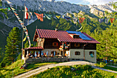 lodge Hallerangerhaus, Hinterautal, Karwendel, Tyrol, Austria