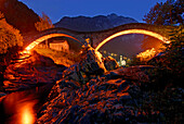 Ponte dei Salti, Lavertezzo, Valle Verzasca, Canton of Tessin, Switzerland