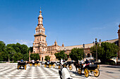 Plaza Espana, Sevilla, Andalusien, Spanien