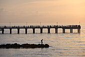 Landungsbrücke in Palanga, Litauen