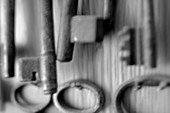  Aged, Antique, B&W, Background, Backgrounds, Black-and-White, Close up, Close-up, Closeup, Concept, Concepts, Demode, Detail, Details, Horizontal, Indoor, Indoors, Inside, Interior, Iteration, Key, Keys, Many, Metal, Metallic, Monochromatic, Monochrome, 