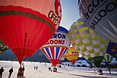 Balloon festival. Chateu d Eux, Switzerland