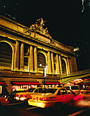 Taxis in front of Grand Central Station. New York City. USA