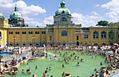 Széchenyi thermal baths. Budapest. Hungary