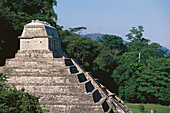 Temple of the Inscriptions, Pakal Tomb. Palenque. Mexico