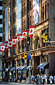 Young Street in Toronto. Ontario. Canada