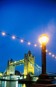Tower bridge at night. London. UK