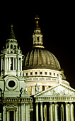 Saint Paul s Cathedral at night. London. England
