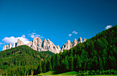 Odles mountains group. Val di Funes. Italy