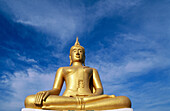 The Big Buddha (12m) in Wat Phra Yai Temple. Koh Samui Island. Thailand