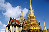 Grand Palace and Emerald Buddha Temple, Wat Phra Keo. Bangkok. Thailand