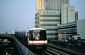 BTS Skytrain in Bangkok. Thailand.