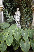 Statue in Borromeo s Palace gardens at Isola Bella, Borromean Islands. Stresa, Lake Maggiore. Piedmont, Italy