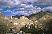 Lamayuru Buddhist monastery. Ladakh, Jammu and Kashmir, India