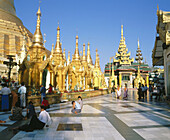 Shwedagon Pagoda. Yangoon. Myanmar