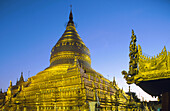 Shwezigon Pagoda. Bagan. Myanmar (Burma)