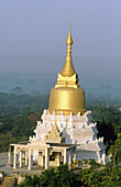 Sagaing Hills and Pagodas. Mandalay. Myanmar (Burma).