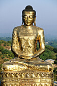 Buddhist pagoda on Sagaing Hills. Sagaing. Mandalay. Myanmar (Burma).