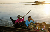 Irrawaddy (Ayeyarwady) river. Mandalay. Myanmar (Burma).