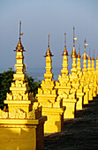 U-Min Thonze Pagoda. Sagaing. Mandalay. Myanmar (Burma).